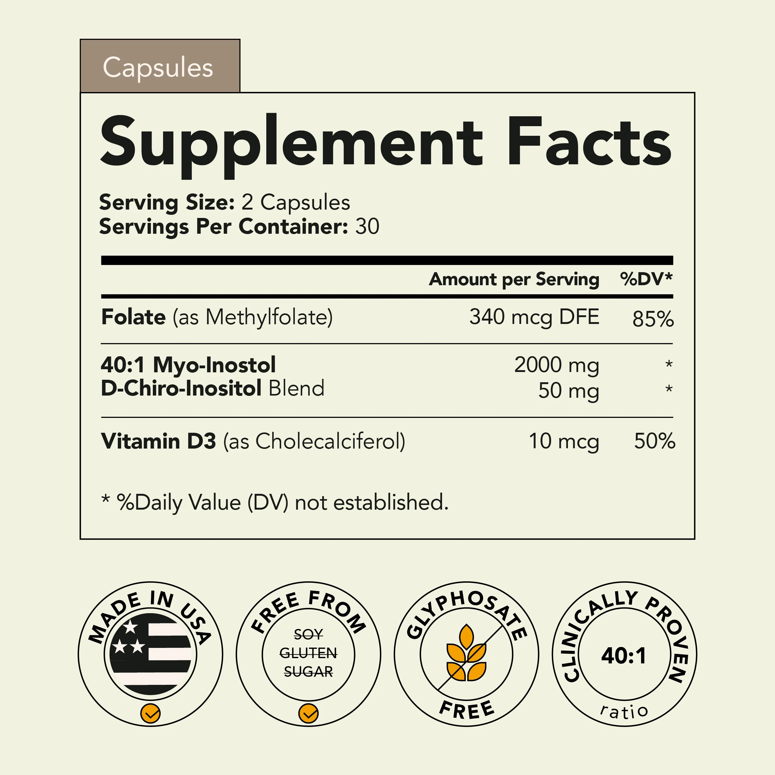 RHEA Essentials Inositol Blend | 3 month subscription - Image 3